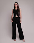Conjunto mezclilla negro