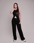 Conjunto mezclilla negro